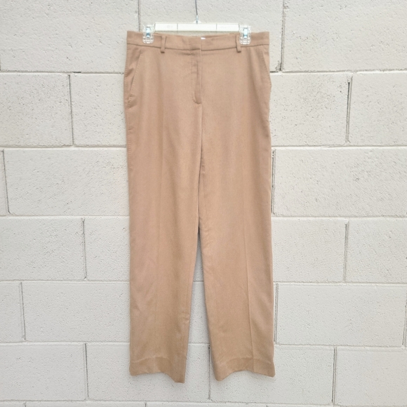 MaxMara | Pescia Camel Hair Straight Leg Trousers Size 10 - Picture 2 of 13